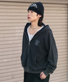 WEGO 【ユニセックス着用ITEM】ワッフルZIPパーカー