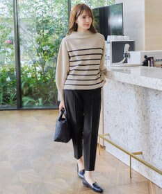 Tiaclasse L 【ダブルストレッチ・洗える】テーパードパンツ