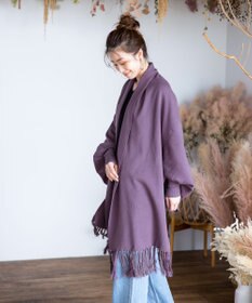 Tiaclasse 【洗える】ストール風カーディガン