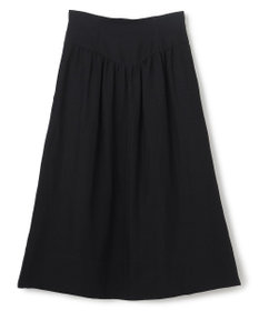 BEIGE， BERNARD / リネン混 ゴールドジップ ハイウエススカート