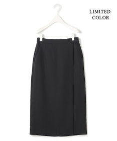 ICB 【接触冷感・UVケア・速乾・洗える】FluidBackSatin ナロースカート