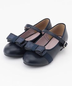 組曲 KIDS 【18-21㎝】かんたんストラップ バレエシューズ