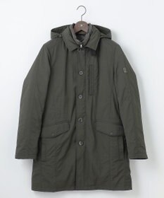 JOSEPH ABBOUD 【3WAY/撥水/INフード/ダウンライナー付】3ハイカウントツイル×パウダータフタ ダウン コート
