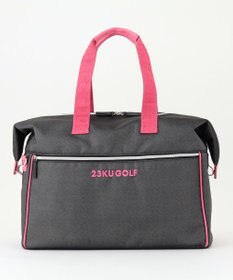 23区GOLF シューズ収納付【UNISEX】合皮×デニム調ボストンバッグ