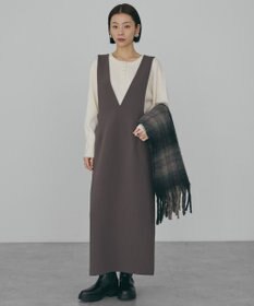 AMERICAN HOLIC バイパチヘンリーネックリブニットプルオーバー