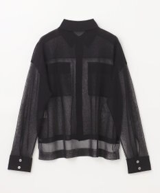 GRACE CONTINENTAL ニットシアーシャツ