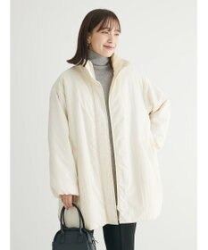 Green Parks 中わたスタンドカラーミドル丈ブルゾン