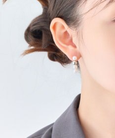 Phoebe 【金属アレルギー対応】ミックスドットピアス　シルバー/ニッケルフリー/パール