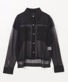 GRACE CONTINENTAL ニットシアーシャツ