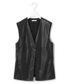 ICB フェイクレザー ベスト