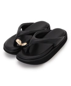 23区 レザータッチトング サンダル