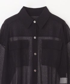 GRACE CONTINENTAL ニットシアーシャツ
