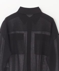 GRACE CONTINENTAL ニットシアーシャツ