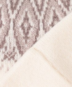 J.PRESS LADIES S 【洗える】FAIR ISLE 求心編み カーディガン
