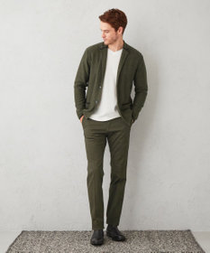 JOSEPH ABBOUD 【驚きの軽量ウール】KARLKARL ヘリンボーン柄 ニットジャケット