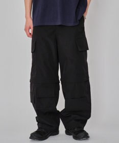 WEGO 【MLサイズ展開】2WAYリップストップカーゴパンツ