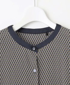 自由区 L 【洗える】ジオメトリックハートプリント ワンピース