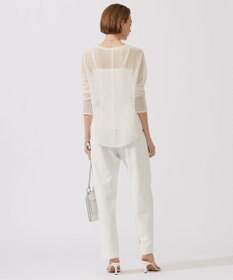 ICB L 【洗える】 ドライメッシュ ニットトップス