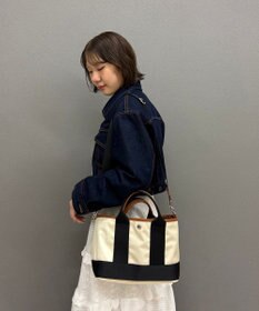 TOPKAPI 【Breath TOPKAPI sis】【WEB限定】 ナイロン ミニ トートバッグ ショルダー付き 軽量 / SCOTCH GRAIN スコッチグレイン