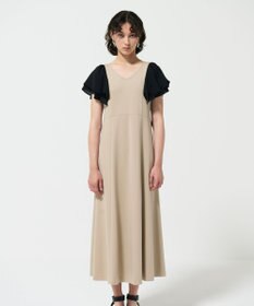 GRACE CONTINENTAL フリルスリーブカットワンピース