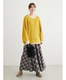 Green Parks ・Ｐｅｔｉｔ　Ｆｌｅｕｒ　レイヤード風ハイショクニット