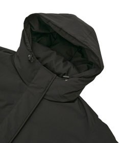 earth music&ecology フーデットパファーコート