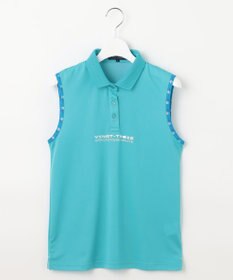 23区GOLF 【WOMEN】【接触冷感・UVケア・吸水速乾】ノースリーブ ポロシャツ