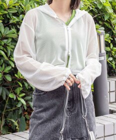 WEGO ダブルジップメッシュパーカー