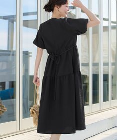 Tiaclasse リップルティアードワンピース