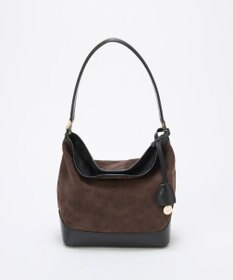 TOPKAPI 【TREASURE TOPKAPI】スエード レザーコンビ ワンショルダーバッグ チャーム付き