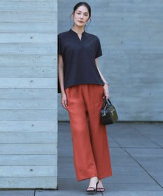 ICB 【ICB×インフルエンサーコラボ】【先行予約】ヴィンテージナイロンタフタ 2WAYブラウス