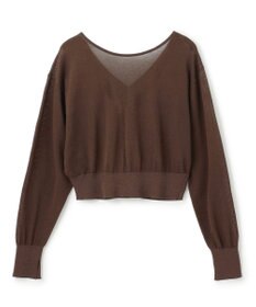 uncrave シアーニット 2WAYカーディガン