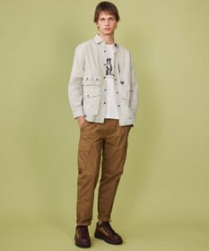 JOSEPH ABBOUD MOUNTAIN 【軽量】ハイパワーストレッチカルゼ トレッキングカーゴパンツ