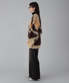 WEGO 【ユニセックス着用ITEM/MLサイズ展開】モヘアタッチパターンカーディガン