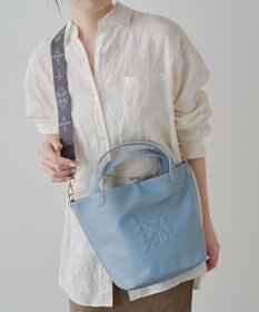 russet エンボスモノグラム2WAYタウントートバッグ(CE-1672-WEB)