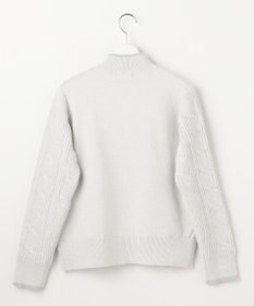 23区GOLF 【WOMEN】ラメケーブルジップアップカーディガン　防風裏地付き