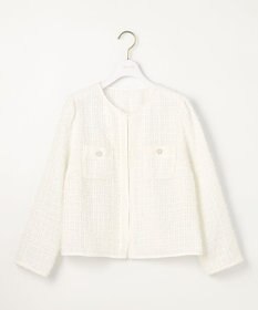 ANY SIS L リボンヤーンシアーツイード ジャケット