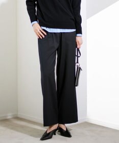 ICB 【洗える】 TWブロード ワイドストレートパンツ