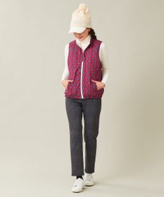 23区GOLF 【WOMEN】【ストレッチ】千鳥柄プリント パンツ