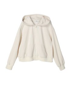 earth music&ecology パーカー付きミリタリーブルゾン