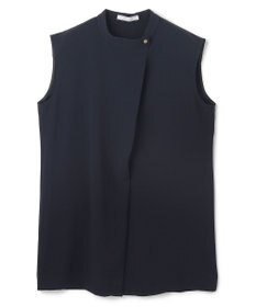 BEIGE， 【洗える】FLEUR / フロントボタンノースリーブブラウス