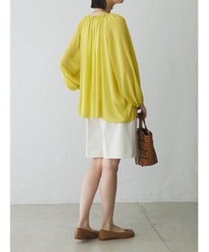 Green Parks AnriettMusee ボリュームシアーブラウス