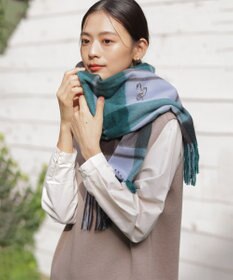 J.PRESS LADIES カシミヤチェック マフラー