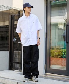 WEGO 【ユニセックス着用ITEM/MLサイズ展開】オックスフォードワンポイントシャツ（SS）