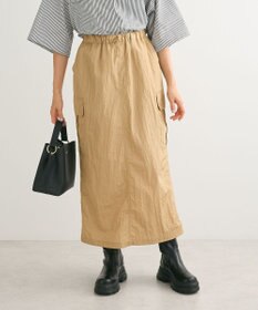 Green Parks シャイニーカーゴスカート