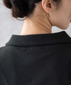 WEGO ワンポイント刺繍WZIP長袖トップス