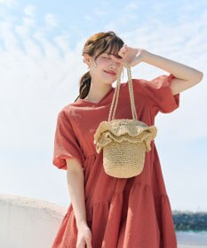 Tiaclasse リップルティアードワンピース