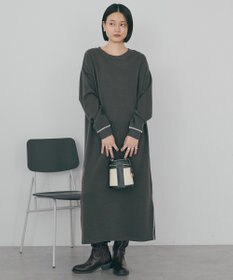 AMERICAN HOLIC スムース起毛ボックスシルエットワンピース