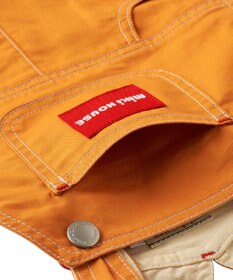 MIKI HOUSE HOT BISCUITS 【ミキハウス】【70-100cm】６分丈オーバーオール