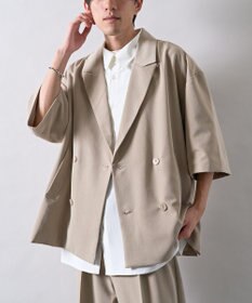 CRAFT STANDARD BOUTIQUE 半袖ダブルテーラードセットアップ